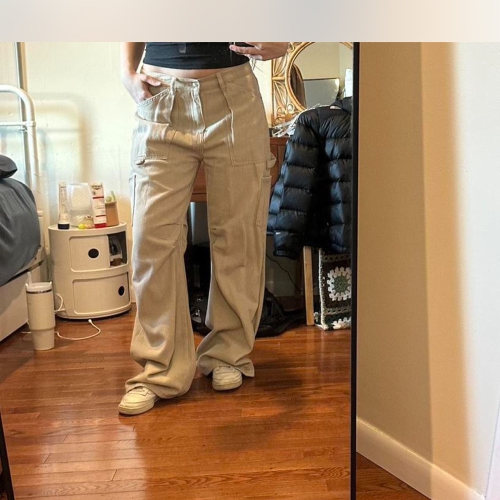 Lioness Cargo Tan Pants
